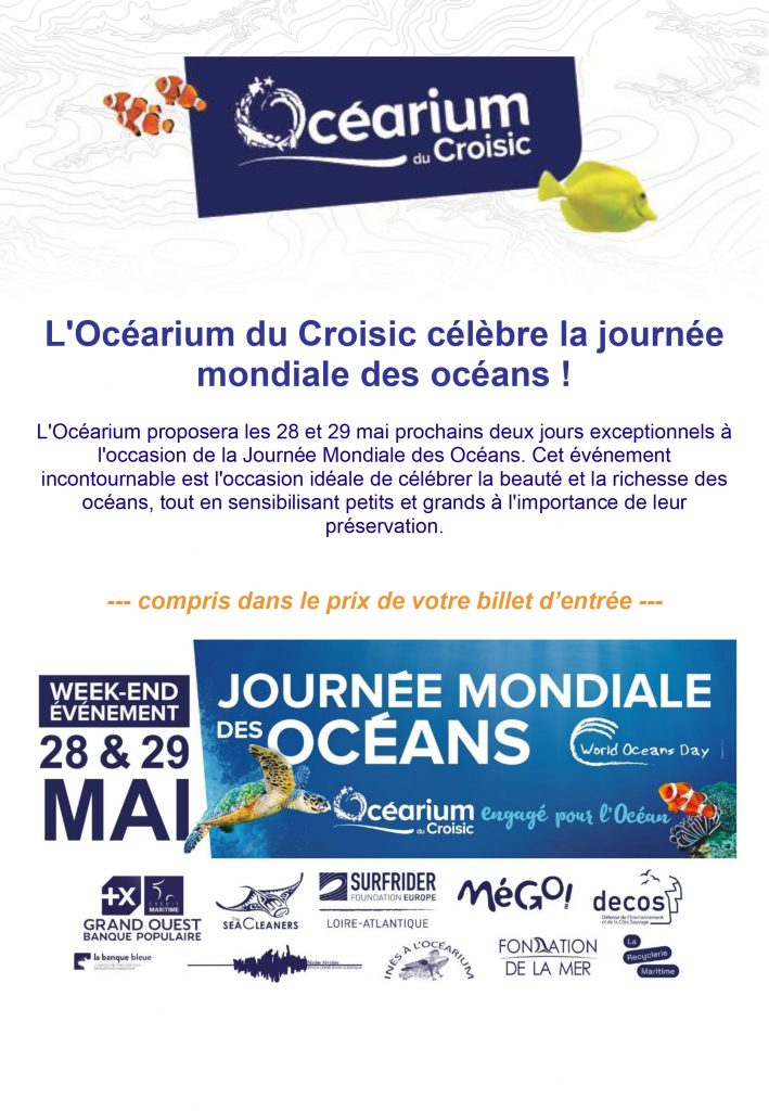 Journée mondiale des océans à l'Océarium